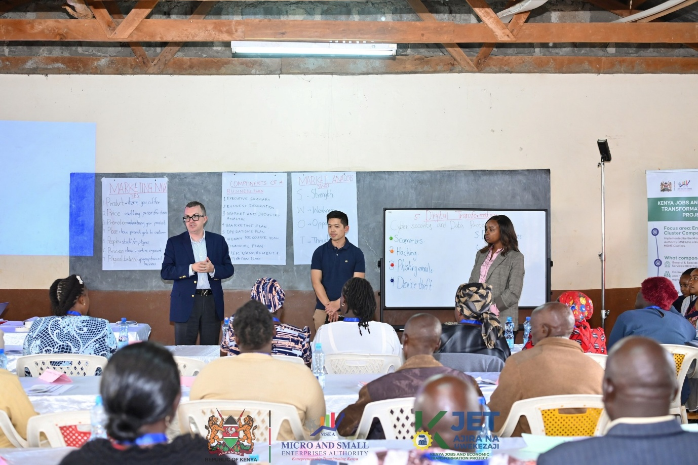  BUSINESS DEVELOPMENT SERVICES CLASSROOM TRAINING AS WORLD BANK TEAM REVIEWS TRAINING IMPACT IN MURANG’A 1