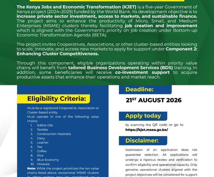 KJET Call for Applications